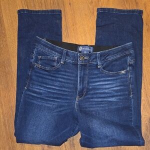 Democracy Women's Dark Blue Straight Leg Jeans Size 10